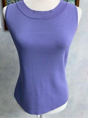 Dress Barn Lilac Career Layering Sleeveless Top, Stretchy